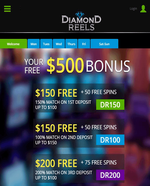 Diamond Reels Promotions