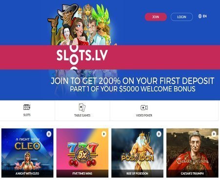 Slots LV Casino Review | Online Gambling At 0